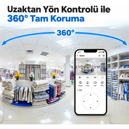 Imou IPC-PS2MP-8X0 Ranger PS2M Poe 2.8mm Lens İki Yönlü Ses Renkli Gece Görüş 4K 8mp Bullet Kamera resmi