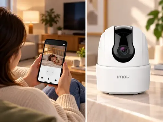 Imou IPC-K2ECP-3R1W Ranger 2C İki Yönlü Konuşma 2.4GHZ Wifi Gece Görüş 3MP Wifi IP Ptz Kamera resmi