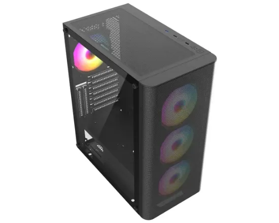 FRISBY FC-9385G 550W 4X RGB GAMİNG KASA resmi