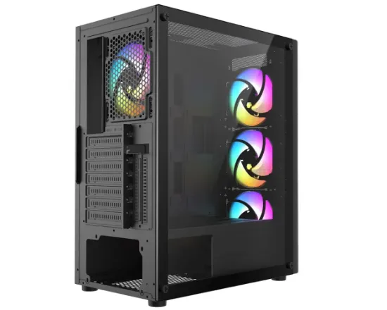 FRISBY FC-9385G 550W 4X RGB GAMİNG KASA resmi