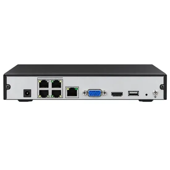 IMOU N110-4P 10 Kanal 4 PoE Girişli H.265 4K Ultra HD NVR Kayıt Cihazı Dahili Mikrofon Hoparlör resmi