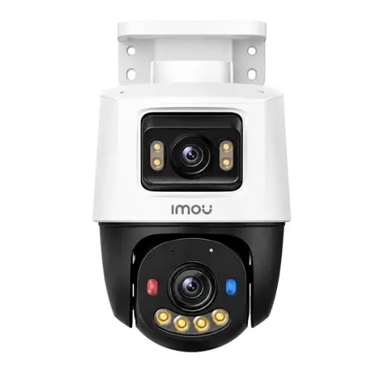 Imou IPC-PS70FP-10M0 Cruiser Dual PS70F Çift Lens (sabit + Pt) Poe İki Yönlü Ses Renkli Gece Görüş 10MP Dome Kamera resmi