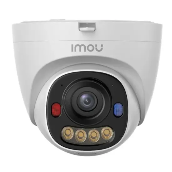 IMOU IPC-PS8DP-3V0 Turret PS8D PoE 2.8mm Lens Dahili Mikrofon Renkli Gece Görüş 3MP Dome Kamera resmi