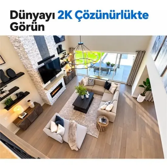 IMOU IPC-PS2MP-5R1 Ranger PS2M Poe 2.8mm Lens İki Yönlü Ses Renkli Gece Görüş 5MP İç Mekan Bullet Kamera resmi