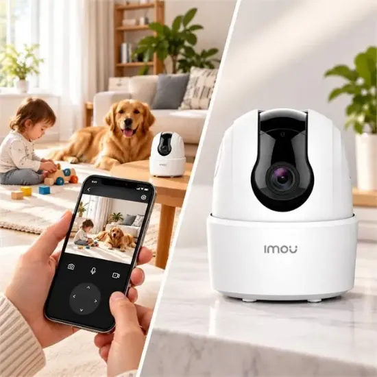 Imou IPC-K2ECP-3R1W Ranger 2C İki Yönlü Konuşma 2.4GHZ Wifi Gece Görüş 3MP Wifi IP Ptz Kamera resmi