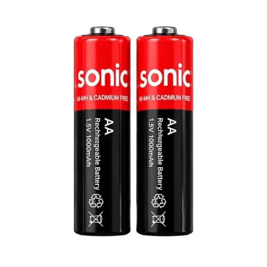 Asonic PL1400 1.5V 1400 mAh-2600 Mvh Type-C Şarjlı 2'li AA Pil resmi