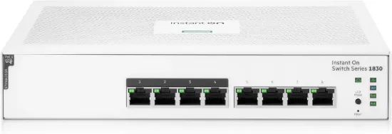 HPE ARUBA JL811A 1830-8G 8PORT GIGABIT4 POE SWITCH resmi