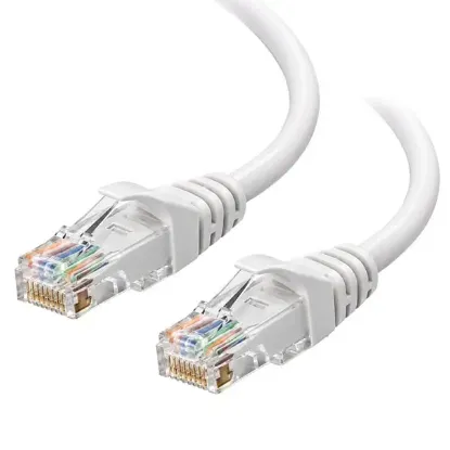 Herz CAT6 Beyaz 20 Metre RJ45 Patch Network Ethernet İnternet Kablosu resmi