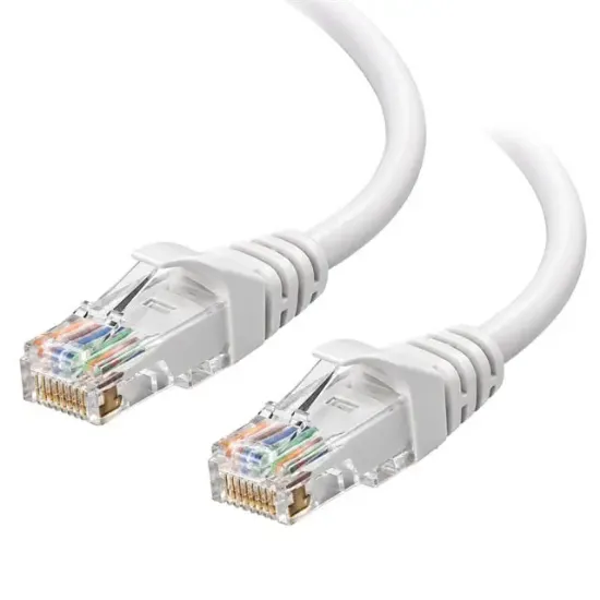 Herz CAT6 Beyaz 20 Metre RJ45 Patch Network Ethernet İnternet Kablosu resmi