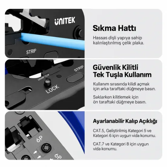 UNITEK 8P/ ÇOK FONSİYONLU SKIMA ALETİ (OT139ABL01) resmi