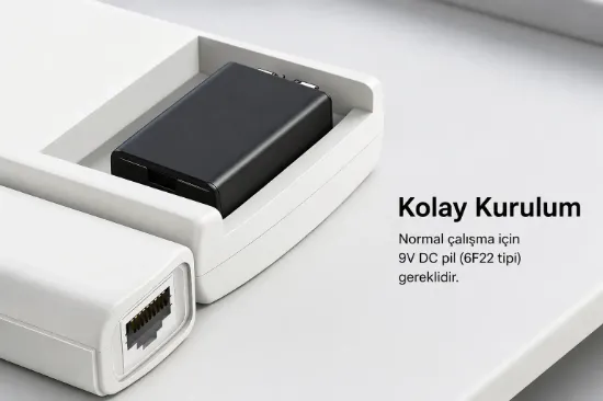 UNITEK ETHERNET KABLOSU TEST CİHAZI (OT140AGY01) resmi