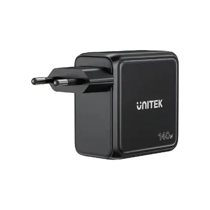 UNITEK REXO 140W 4 PORTLU AKILLI EKRANLI GAN SARJ CİHAZI  (P1132ABK01-EU) resmi