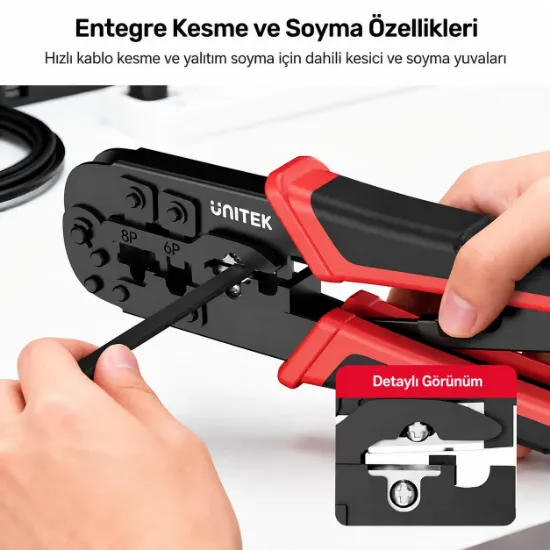 UNITEK 4P/6P/8P CIRCIRLI SIKMA ALETİ (OT136ARD01) resmi