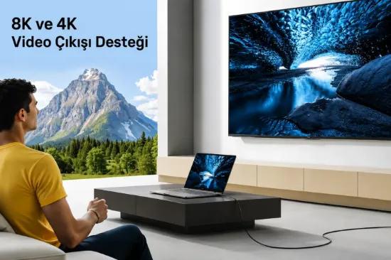 UNITEK 240W USB4 TYPE-C KABLO (C14100ABK01-2M) resmi