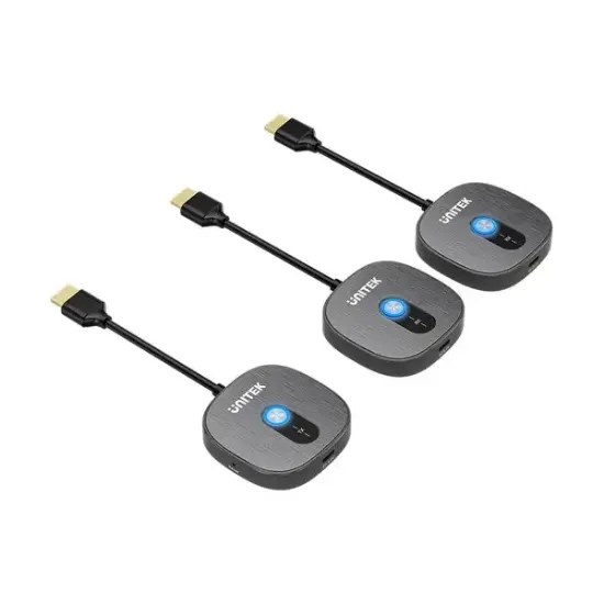UNITEK CIFT ALICILI KABLOSUZ HDMI TRANSMITTER (V1711ABK01) resmi