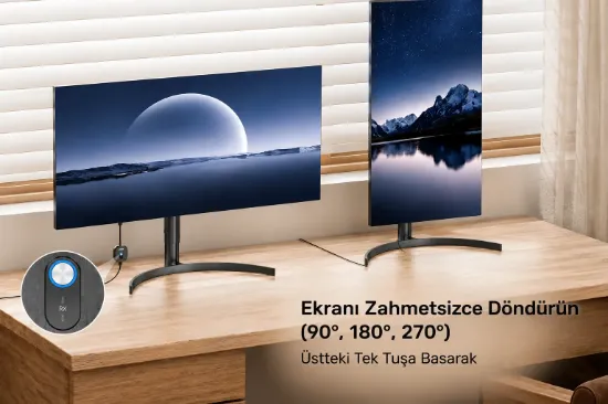 UNITEK CIFT ALICILI KABLOSUZ HDMI TRANSMITTER (V1711ABK01) resmi