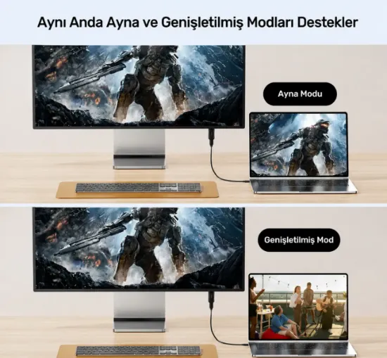 UNITEK USB-C F TO HDMI M ADAPTOR (V1187ABK01) resmi