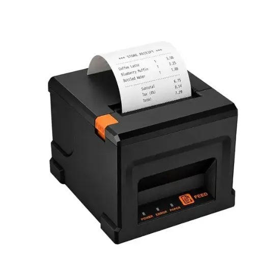 PowerMaster PM 38947 ZJ 8360 USB Bluetooth Destekli 80mm Otomatik Kesicili Termal Fiş Yazıcısı resmi