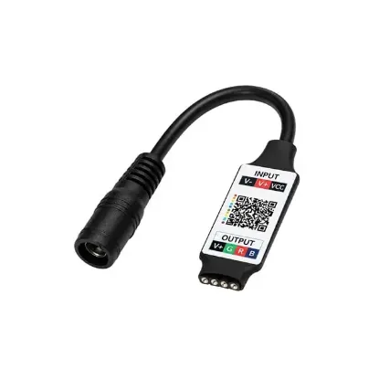 ZMR 665 Bluetooth 12V 24V 12A RGB Şerit LED Dimmer Kontrol Cihazı resmi