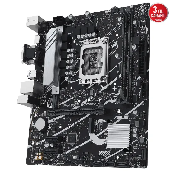 ASUS PRIME B760M-K D5 DDR5 8000Mhz(OC) RGB M.2 MATX 1700P  resmi