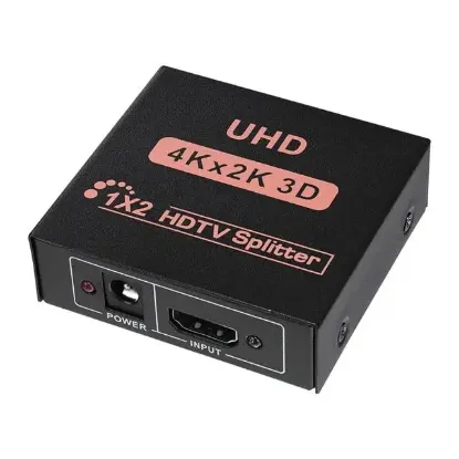 Hytech HY-LU2 2 Çıkışlı 4KX2K HDMI Splitter Dağıtıcı Çoğaltıcı resmi