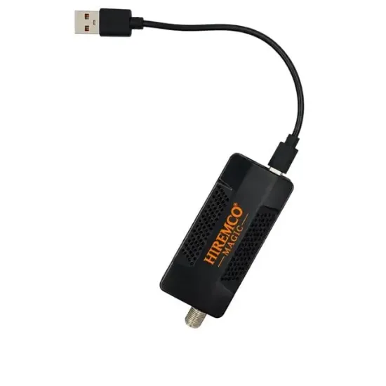 Hıremco Magıc USB-A DVBS-S2 4K Androıd Uydu Tuner resmi