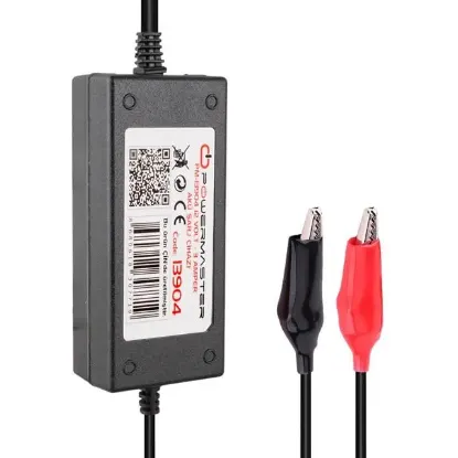 Powermaster PM-13904 12 Volt - 3 Amper Krokodil Uçlu Akü Şarj Adaptörü resmi