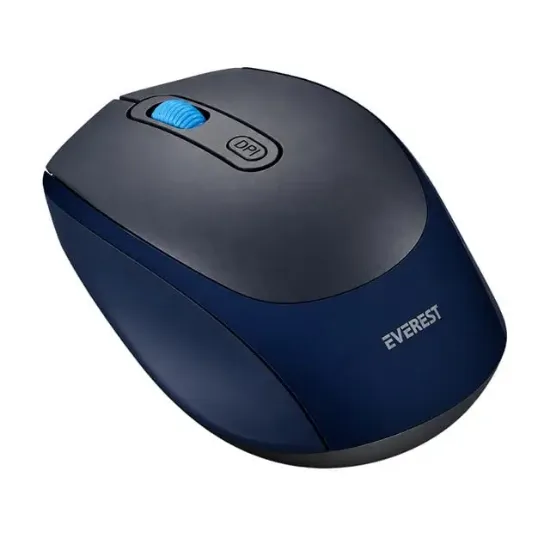 Everest SMW-87 USB Lacivert 2.4GHZ 1600DPI Kablosuz Mouse resmi