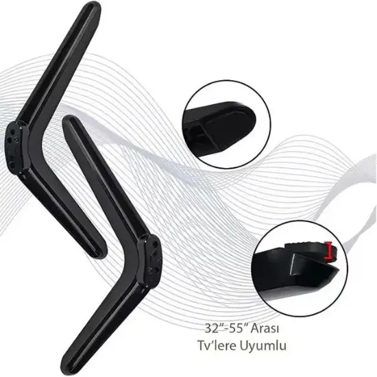 Powermaster PM-26782 Plastik 32"55" Universal Televizyon Ayağı Standı                                resmi