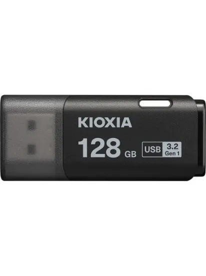 128USB 3.2 GEN1 KIOXIA SİYAH USB BELLEK LU301K128GG4 resmi