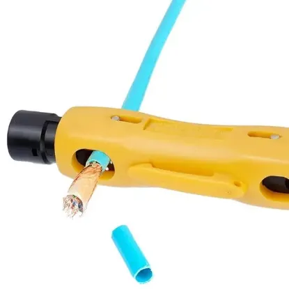 PowerMaster HT-323 RG59-6-7-11 Koaksiyel Ayarlanabilir Kamera Anten Cat Kablo Soyucu resmi