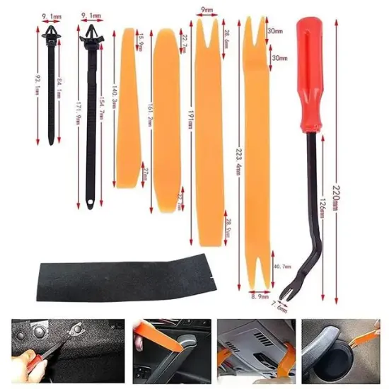 Powermaster PM-26823 Oto Tampon Tutucu Klipsi Plastik Bağlantı Ekipmanları 696'lı Set                resmi