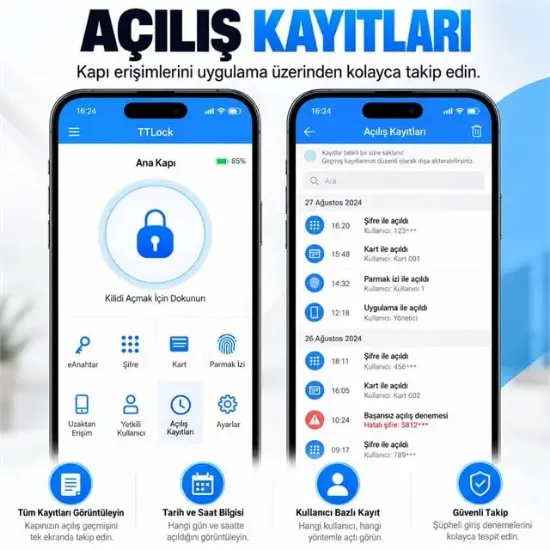 Novacom NC-SKV5QR-WP Kart Şifre Yüz Tanıma QR Kodlu Akıllı Geçiş Terminali  resmi