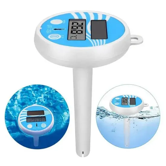 Powermaster PM-25534 Solar Termometre Yüzme Havuzu İçin Su Geçirmez Yüzen Dijital resmi
