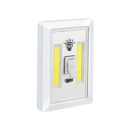 PowerMaster SL-606 Pilli Duvar Anahtarı Tipi COB LED Lamba - Kablosuz Dolap İçi Aydınlatma resmi