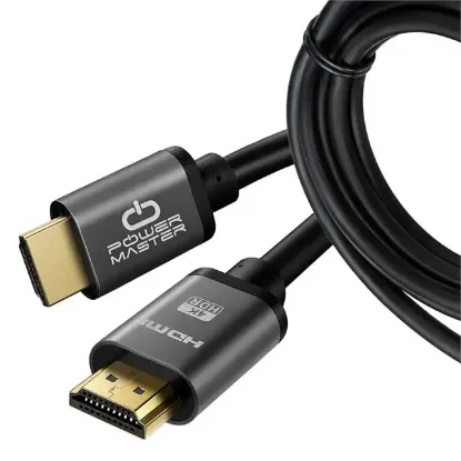 Powermaster PM-39202 1.5 Metre 4K 60Hz Metal Başlıklı HDMI Kablo resmi