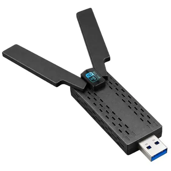 Everest Everlink EWA1800 1800Mbps 5.0 GHz Wi-Fi 6 AX1800 USB 3.0 Kablosuz Adaptör resmi