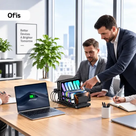 UNITEK UCHARGE 120W 10 BAĞLANTI NOKTALI AKILLI SARJ ISTASYONU (P1230EBK01-EU) resmi