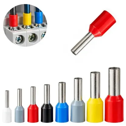 Powermaster PM-39085 1.00mm Kırmızı İzoleli Kablo Ucu Sıkma Yüksük Terminali (100'lü Paket) resmi