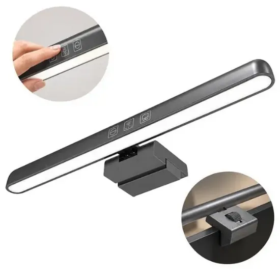 PowerMaster PM-39168 Asimetrik Göz Koruyucu Dokunmatik Monitör Işık Barı 26 CM resmi