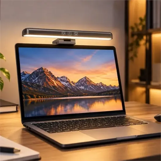 PowerMaster PM-39168 Asimetrik Göz Koruyucu Dokunmatik Monitör Işık Barı 26 CM resmi
